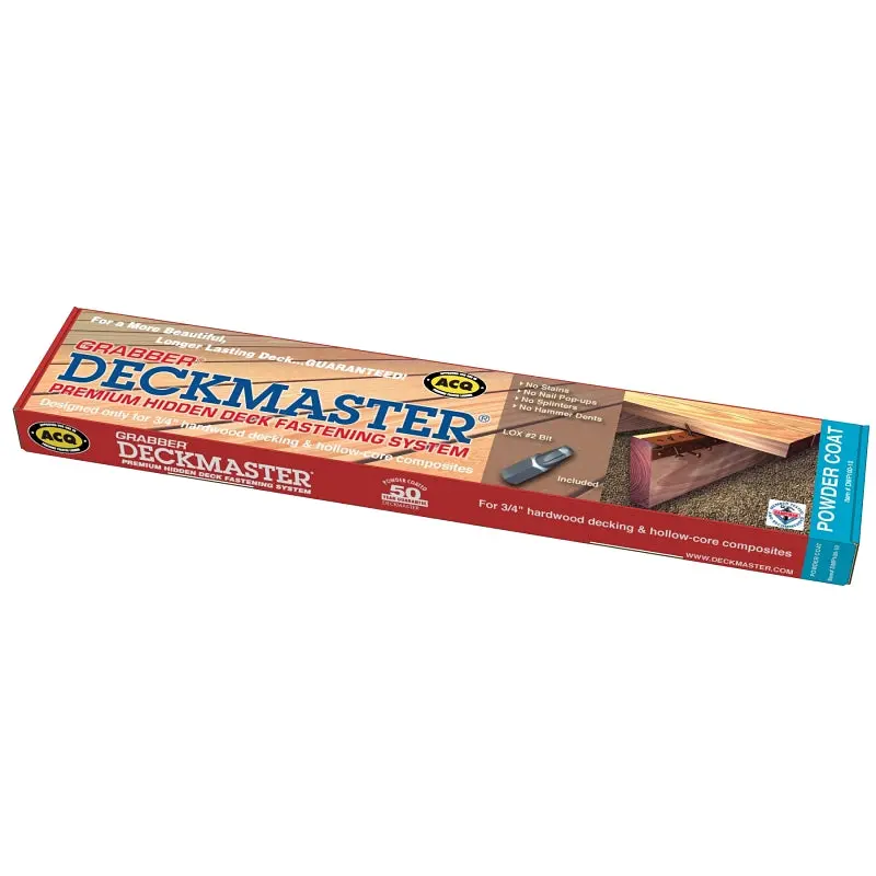 Grabber Deckmaster Dmp100-100 Hidden Deck Bracket – Compatible With 3/4" Decking Boards 1