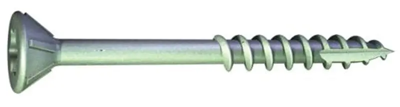 Grabber G10350Gb #10 X 3-1/2-Inch Coarse-Thread Gray Deck Screws With Star Drive And Flat Head 1