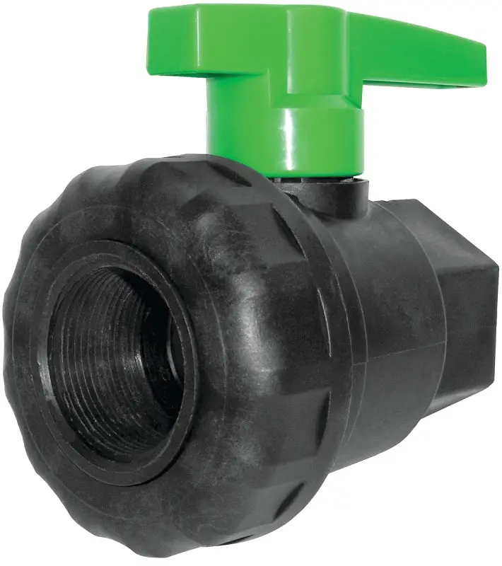 Green Leaf Su150E Polypropylene Ball Valve – 1-1/2" Female Npt, 125 Psi Rating 1