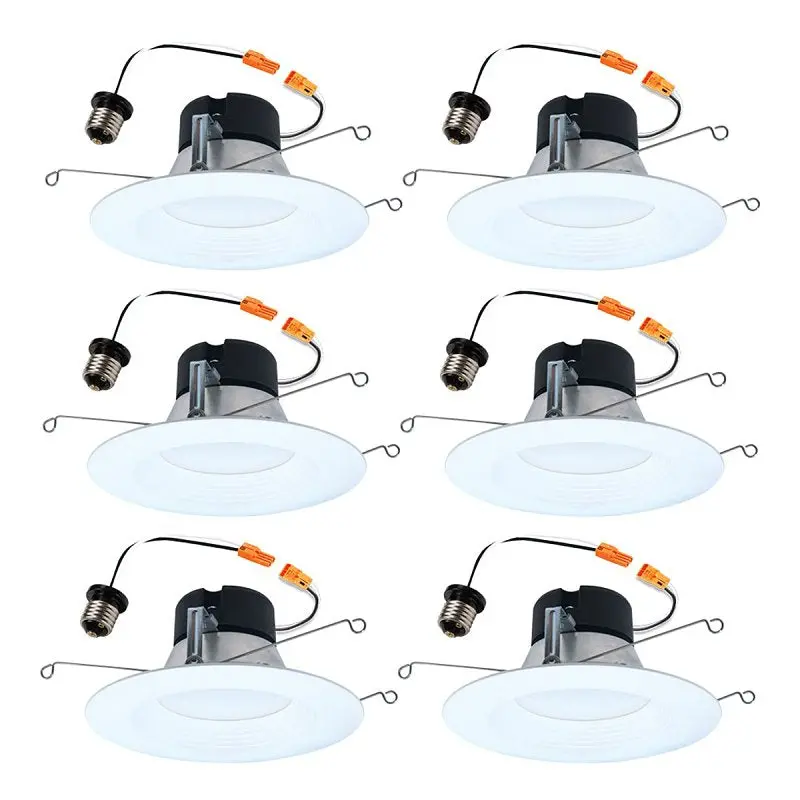 Halo Lt56079Fs1Ewhr6Pk 8.75W Energy-Efficient Led Downlight – Matte Plastic Housing, 120V 1