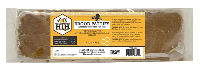 Harvest Lane Honey Ppbb-102-6 Beekeeping Brood Patties – 1-Pound Package 1