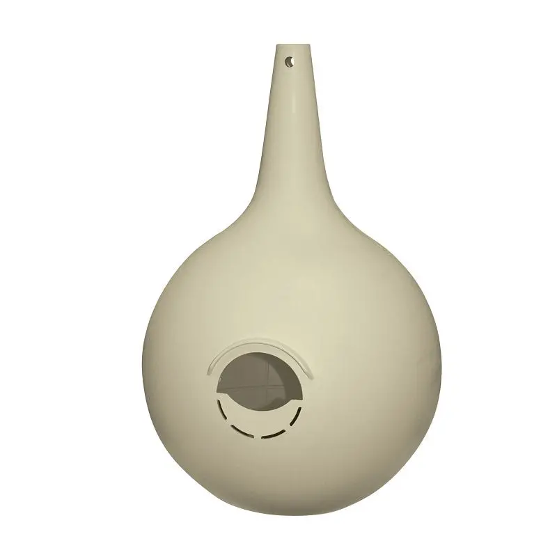 Heath 30008R Plastic Gourd Birdhouse – Almond-Colored, Durable Outdoor Design, Series 30008 1