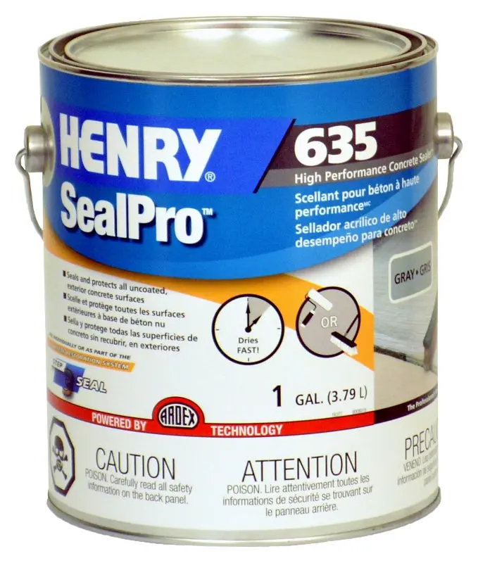 Henry 16377 Gray Concrete Sealant – Water-Based, 1-Gallon Protective Coating 1