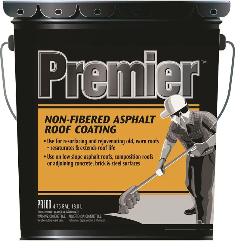 Henry Roof Coating Pr100070 – Asphalt-Based Waterproofing Sealant, Ready-To-Use Formula 1