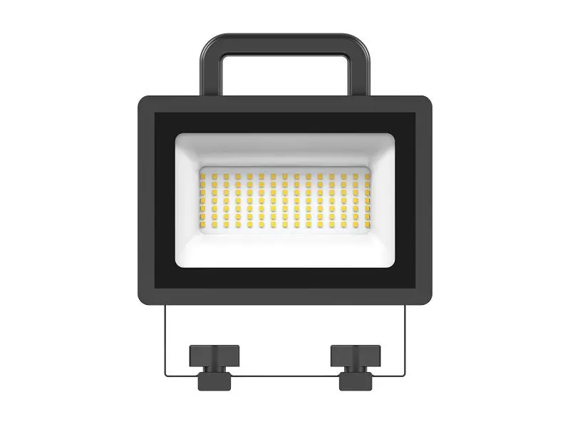 High-Output Portable Led Work Light – 5000 Lumens, Adjustable Stand, Rechargeable Or Ac-Powered 1