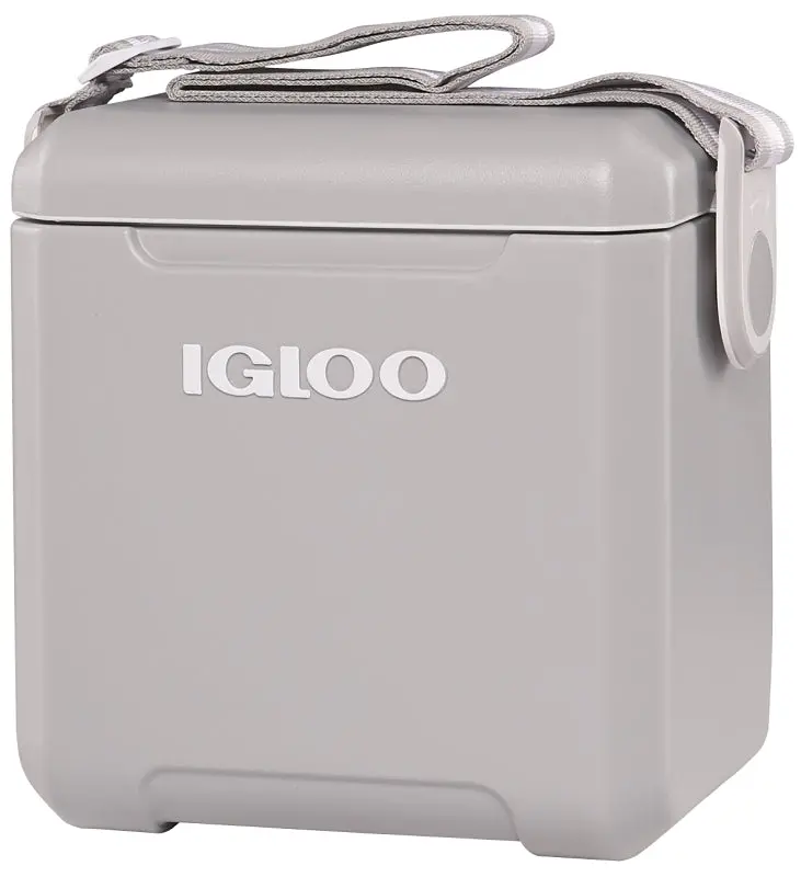 Igloo 00032651 Tag Along Too Cooler – 14-Can Portable Cooler With 2-Day Ice Retention (Light Gray) 1