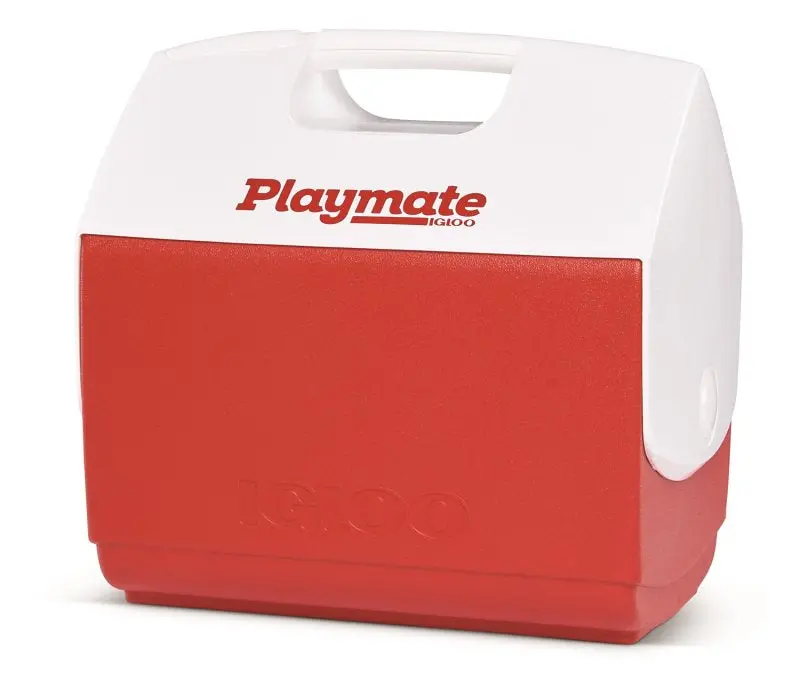 Igloo 00043362 Compact Cooler – 16 Quart Hdpe Insulated, Diablo Red & White Design 1