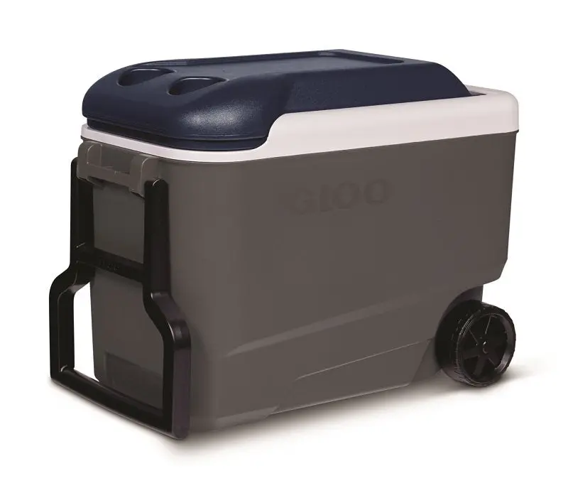 Igloo 0034226 40-Quart Wheeled Roller Cooler – Gray Polyurethane Body 1