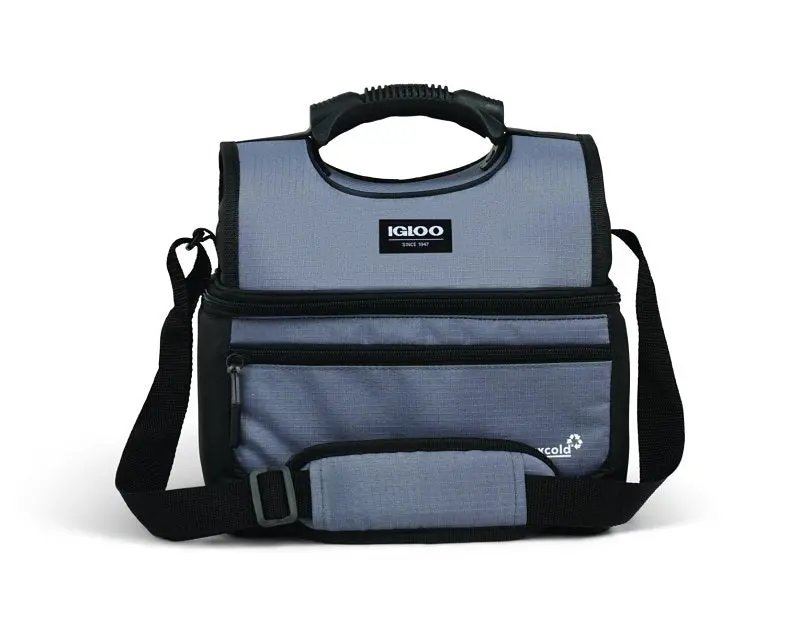 Igloo Latitude Gripper 00064340 Insulated Cooler Bag – 10.5 In × 8.5 In, Carbonite Polyester 1