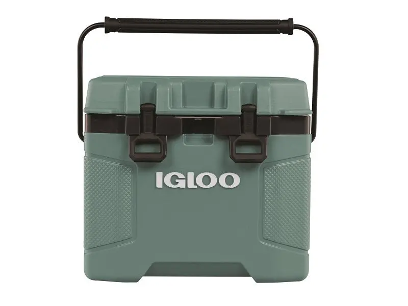 Igloo Trailmate 0050219 25-Quart Portable Cooler – Dual-Material Shell, Spruce/Obsidian Gray Finish 1