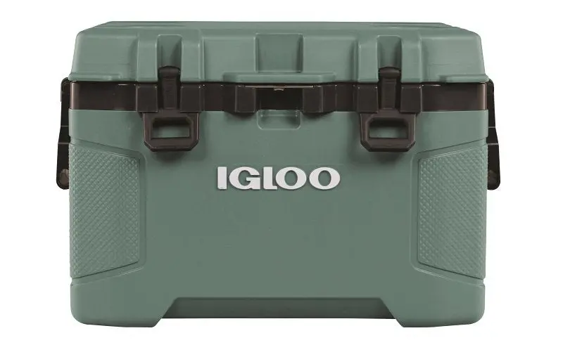 Igloo Trailmate 50-Quart Portable Cooler – Dual-Tone Spruce/Obsidian Gray Polyethylene Design 1