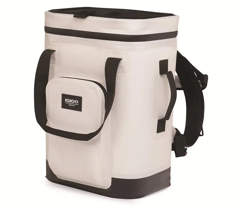 Igloo Trailmate Heavy-Duty Cool Bag – 23-Quart Insulated Zipper Tote, Bone Color, Eva/Hdpe/Polyester Blend 1