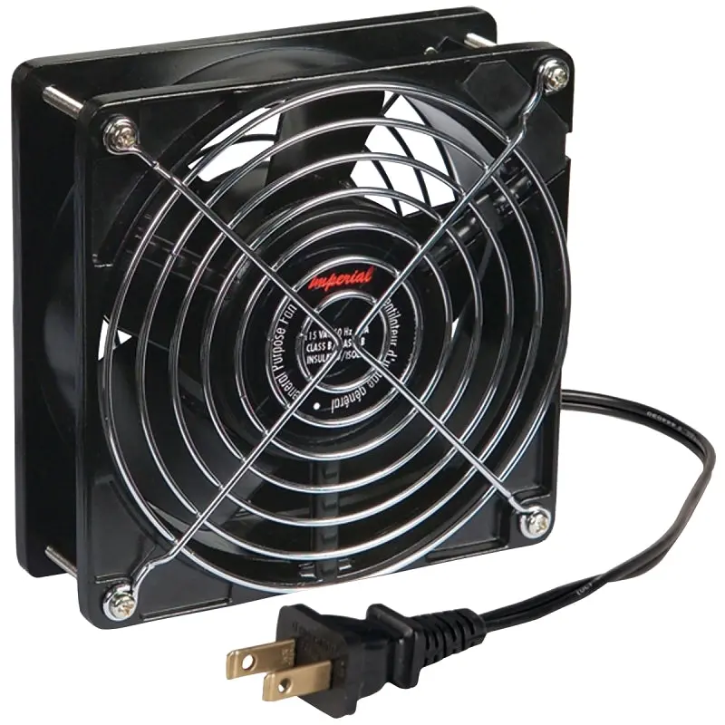 Imperial Kk0151 Black Circulating Fan – 110V, 3000 Rpm High-Speed Airflow 1