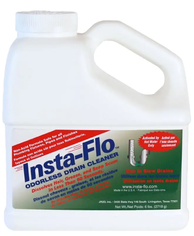 Insta-Flo Is-600 Septic & Drain Line Cleaner – Solid Granular Formula, Odorless, 6-Pound Jug 1