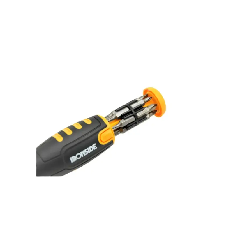 Ironside Ratcheting Magnetic Screwdriver Set – Includes 12 Bits, Model 9715555 – Clearance Sale 1