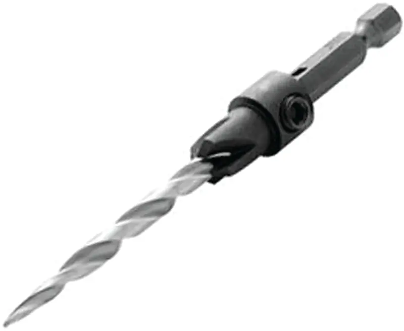 Irwin 1882792 6-Piece Hss Countersink Bit Set — Covers #4 Through #14 Fastener Sizes, 1/4-Inch Shank 1