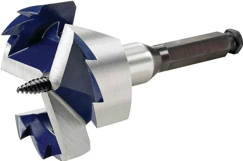 Irwin 3046008 1-1/2-Inch Diameter 3-Flute Hex-Shank Drill Bit, 5-Inch Overall Length 1