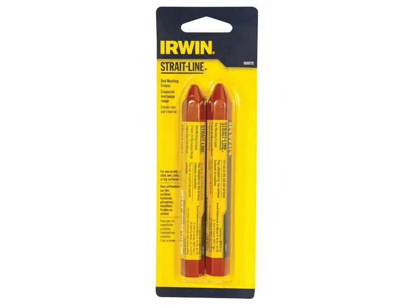 Irwin 666012 Red Marking Crayons – 2-Pack 1