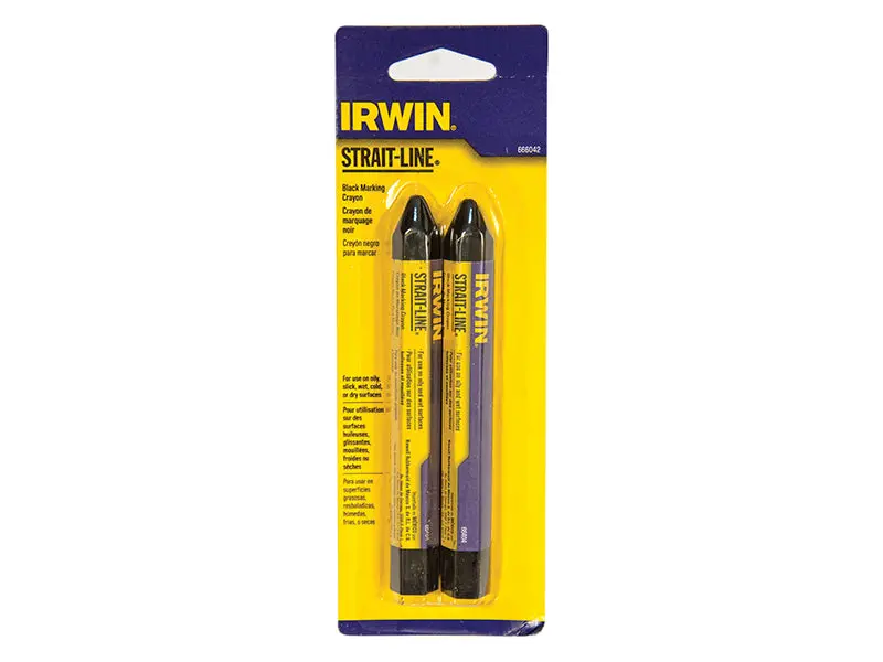 Irwin 666042 Black Marking Crayons – 2-Pack 1