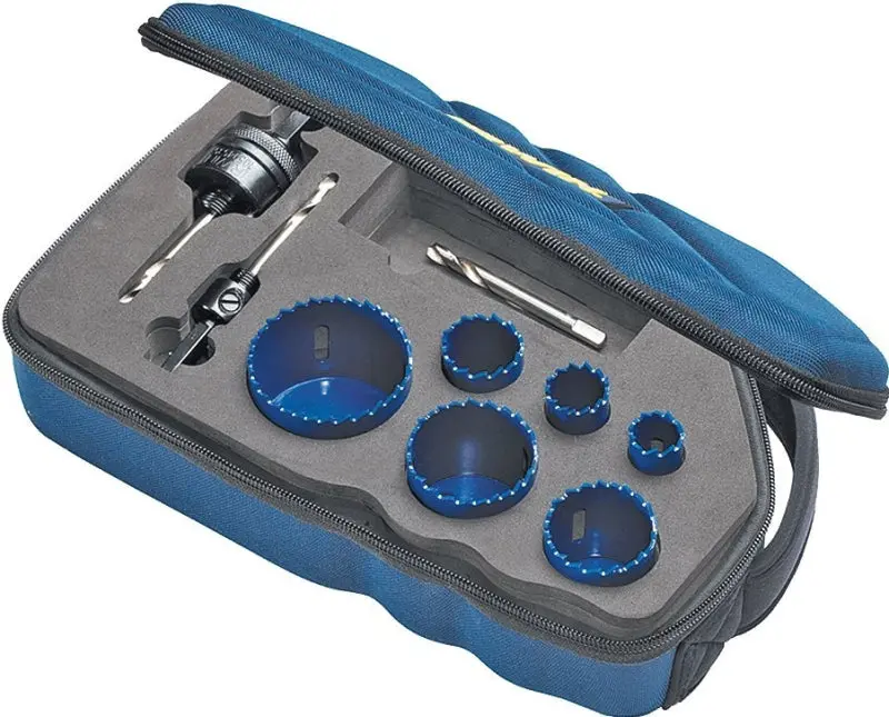 Irwin 9-Piece Bi-Metal Hole Saw Kit – Assorted Diameters For Versatile Cutting 1