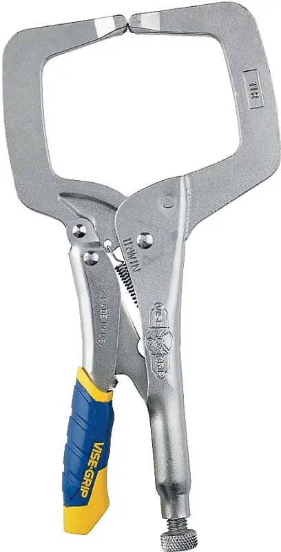 Irwin Heavy-Duty C-Clamp – 2500-Lb Capacity, 3.375-Inch Max Opening, Steel Construction 1