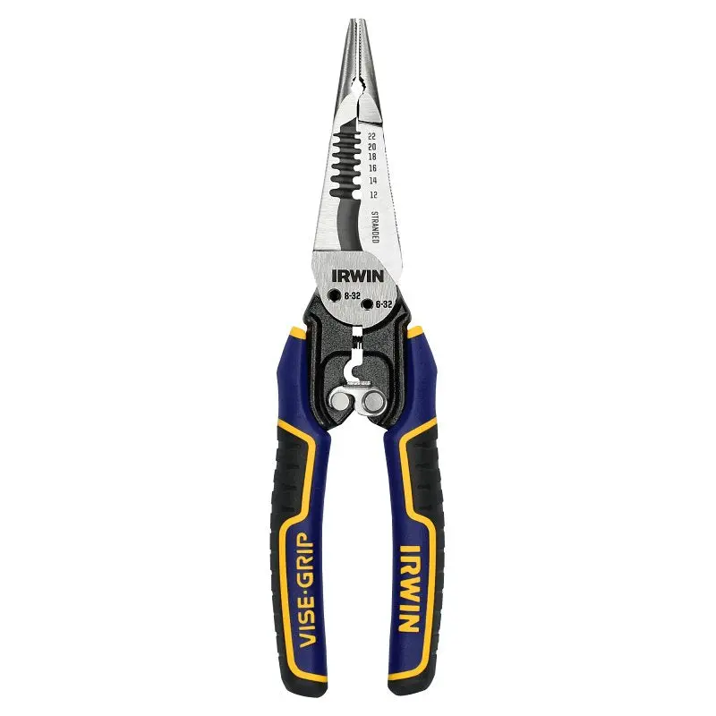 Irwin Iwht84002 7-In-1 Adjustable Wire Stripper – 8.5" Overall Length For 10–20 Awg Solid & 12–22 Awg Stranded Wires 1