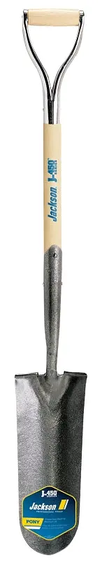 Jackson J-450 Pony Drain Spade – 5.5" Steel Blade With Hardwood Handle, 27" Total Length 1