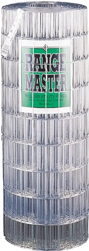 Jackson Wire 10 01 39 14 Welded Fence – 100-Foot Roll, 48" Height, Galvanized 2X4 Mesh 1