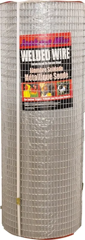 Jackson Wire 100-Foot Galvanized Welded Wire Fence – 36" Height, 1/2" X 1" Mesh, 16-Gauge 1