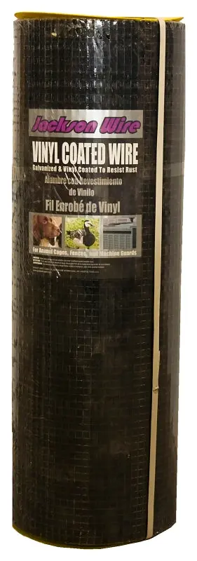 Jackson Wire Galvanized Hardware Cloth – 100 Ft × 36 In, 19-Gauge, 1/2" × 1/2" Mesh, Black Coating 1