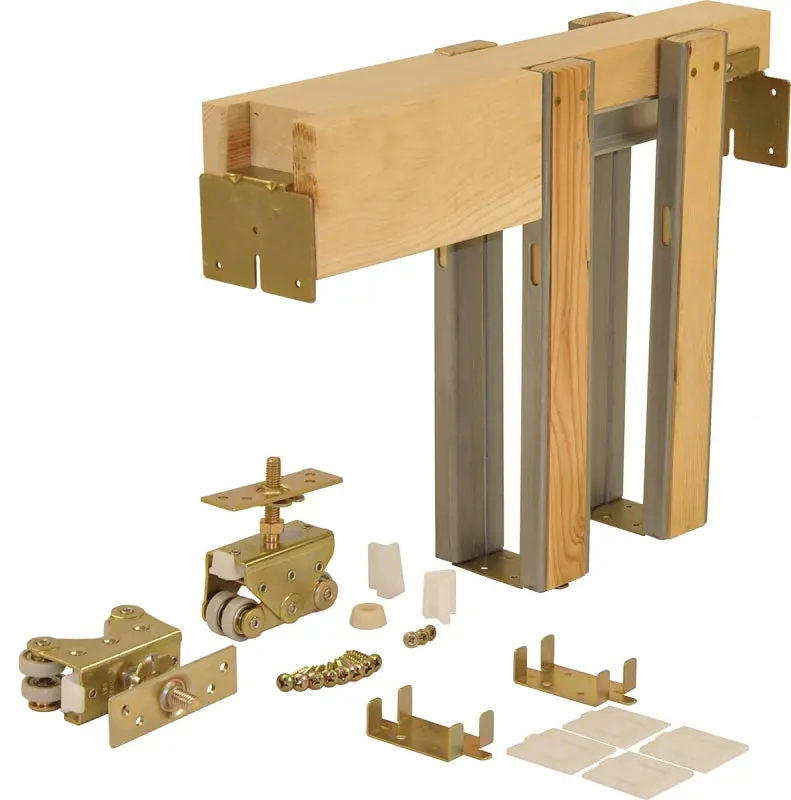 Johnson Hardware Pocket Door Frame Kit – Supports Doors Up To 400 Lbs, 1-3/4 In Thickness 1