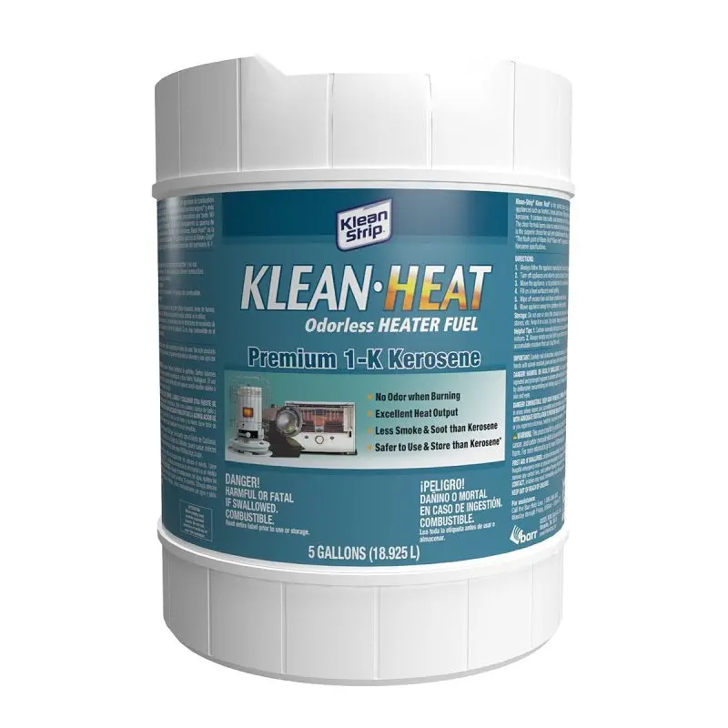 Klean Strip Ckkh995 Premium Kerosene Fuel – 5-Gallon Can, Clean-Burning Formula For Heaters And Lamps 1