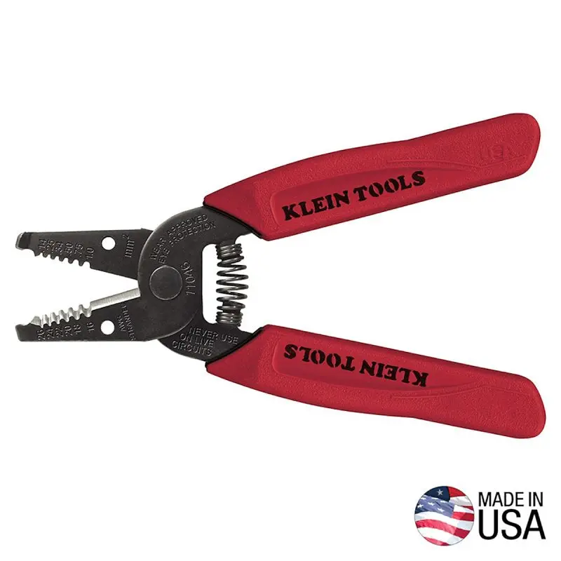 Klein Tools 11046 Wire Stripper – Accurate Stripping For 16–26 Awg, 6-1/4" Length, Textured Non-Slip Handle 1