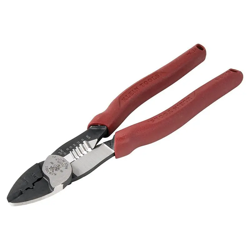 Klein Tools 2005N All-In-One Wire Tool – Crimp, Cut & Strip 10–18 Awg, 9" Overall Length 1