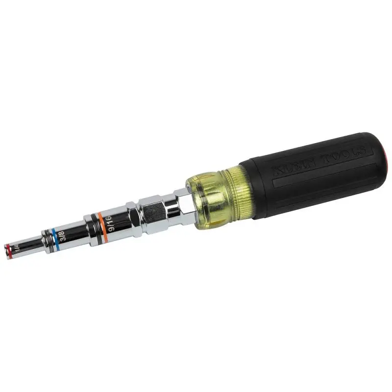 Klein Tools 32809Mag 9-In-1 Pass-Through Multi-Nut Driver – Nine Standard Socket Sizes In One Tool 1