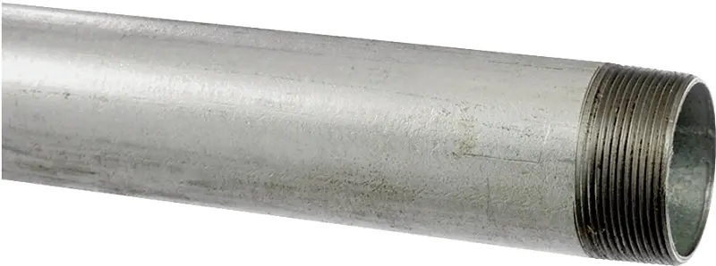 Kloeckner Metals 1-Inch Galvanized Steel Pipe – 10-Foot Threaded Length For Plumbing And Structural Applications 1