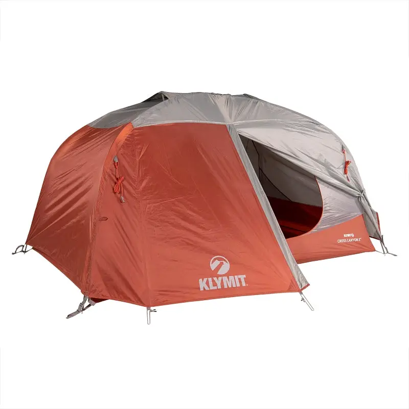 Klymit Cross Canyon 2-Person Backpacking Tent – Dual-Door, Lightweight Polyester Construction 1