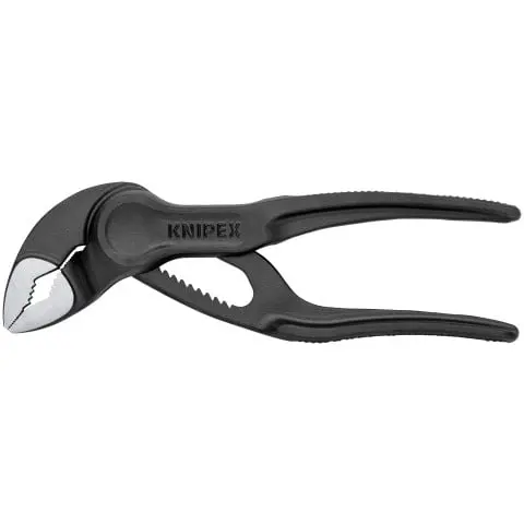 Knipex 4" Cobra Xs Water Pump Pliers – Compact Adjustable Wrench For Tight Spaces 1