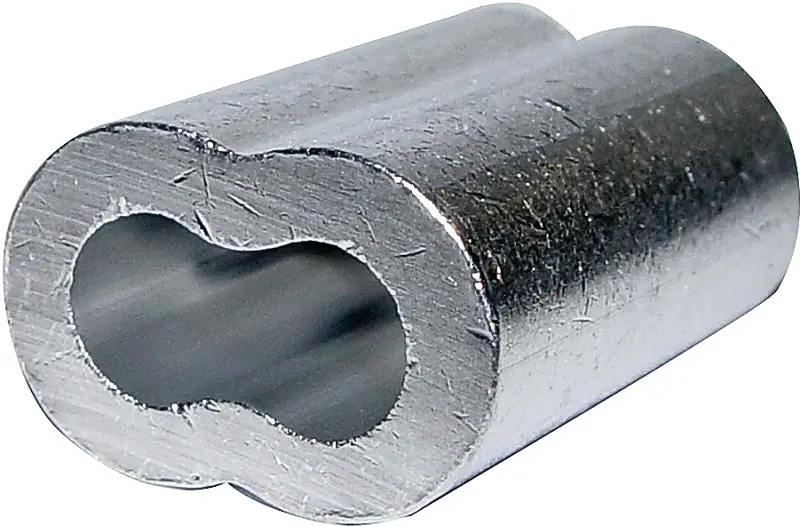 Koch 077210 Aluminum Extruded Cable Ferrule – 1/4-Inch Diameter, 1-1/8-Inch Length 1