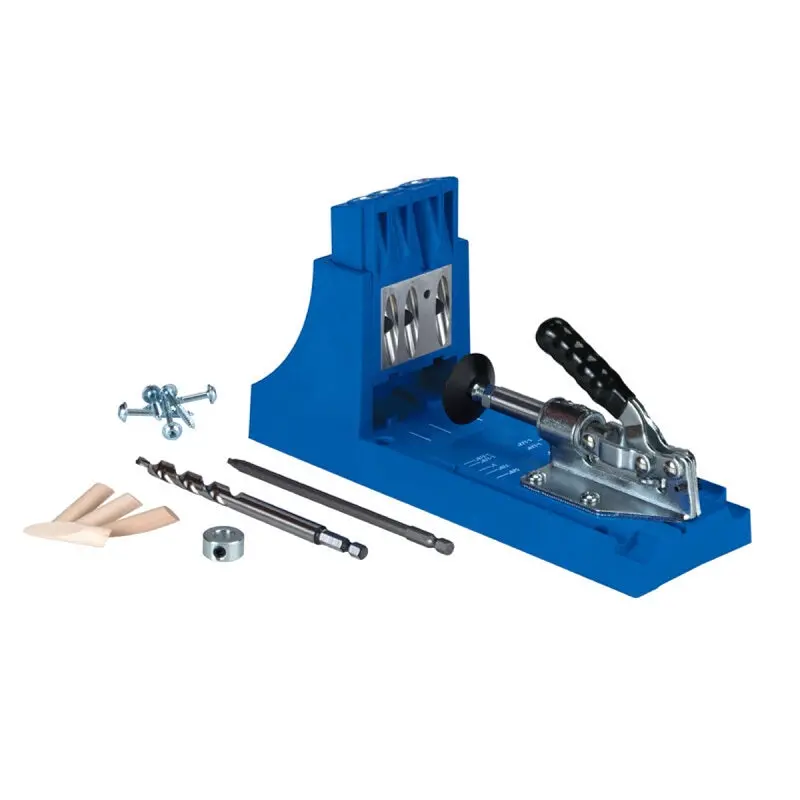 Kreg K4 Series Pocket Hole Jig Kit – Includes Driver, Starter Screw Pack, And Plug Set 1