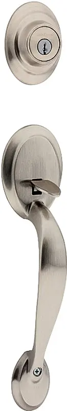 Kwikset 687 Da15Lip Satin Nickel Handleset – Grade 3 Residential Security Lockset 1