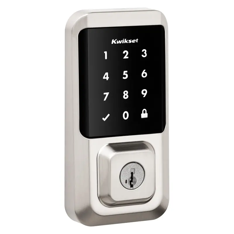 Kwikset Halo Smart Deadbolt – Wi-Fi Enabled Electronic Lock With Keypad, Satin Nickel Finish, Grade Aaa Security 1