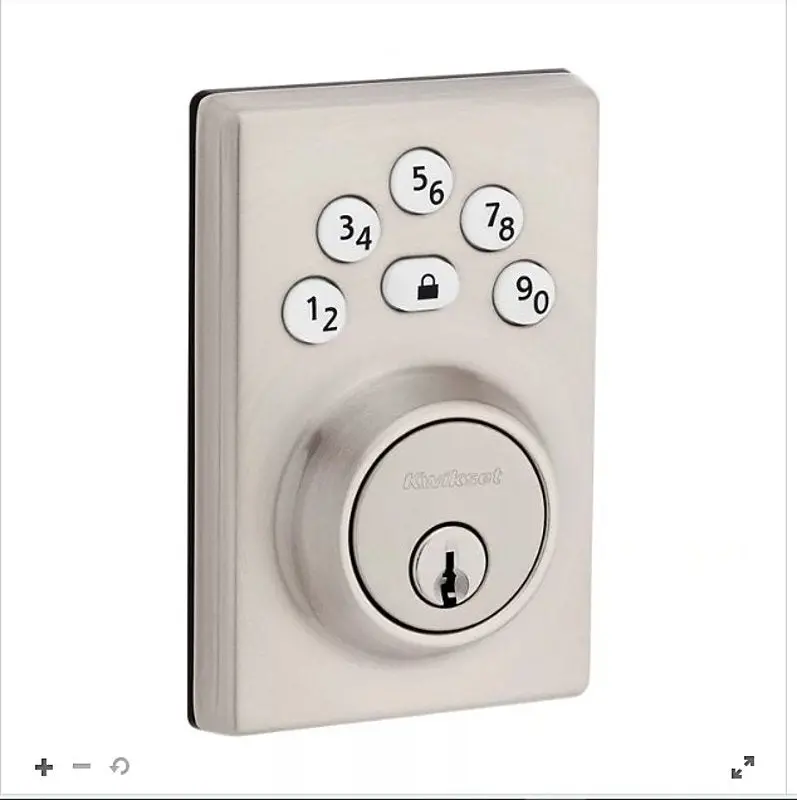 Kwikset Powerbolt 240 Series 992400-004 Keypad Deadbolt – Satin Nickel, Kw1 Keyway, Ansi Grade 3 1
