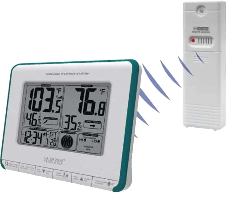 La Crosse Technology Digital Weather Station – Indoor/Outdoor Thermometer, -20°F To 140°F Range 1