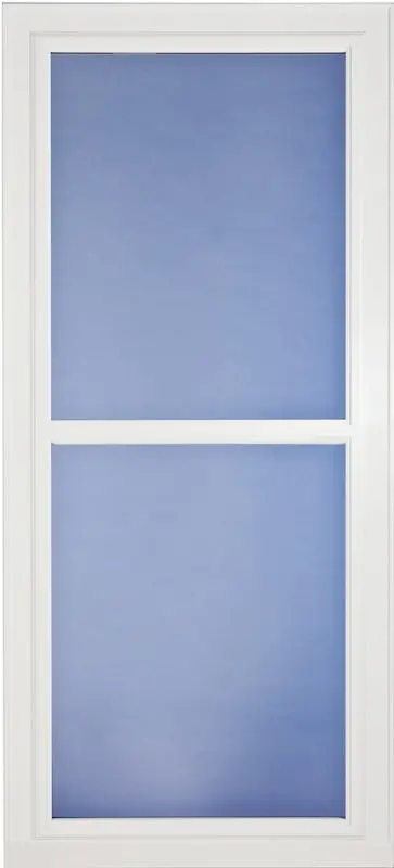 Larson 36" × 81" White Storm Door – Full-View Aluminum Frame With Weather Seal 1