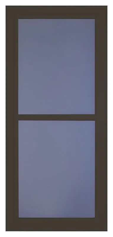 Larson Brown Storm Door – 36 In × 81 In Full-View Replacement Entry Door With Weather Seal 1