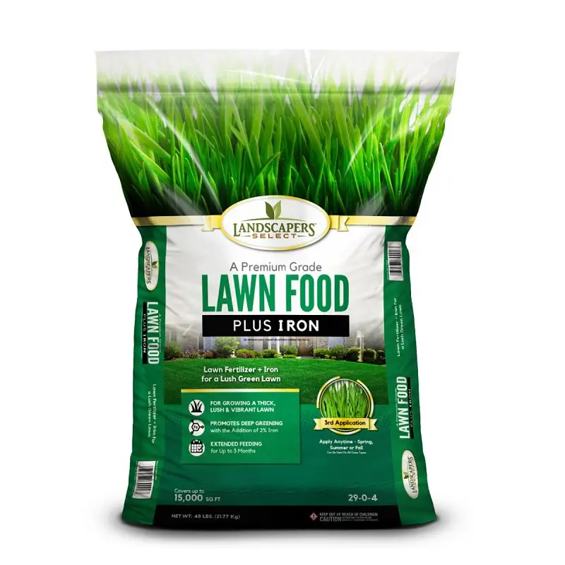 Lawn Fertilizer Plus Iron – Premium 15-0-0 Formula With Added Iron For Greener Grass 1