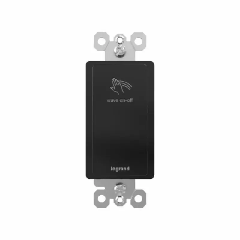 Legrand Wave Rswv203Ccv4 Radiant 3-Way Decorator Switch – 20A, 120V, Thermoplastic Black 1