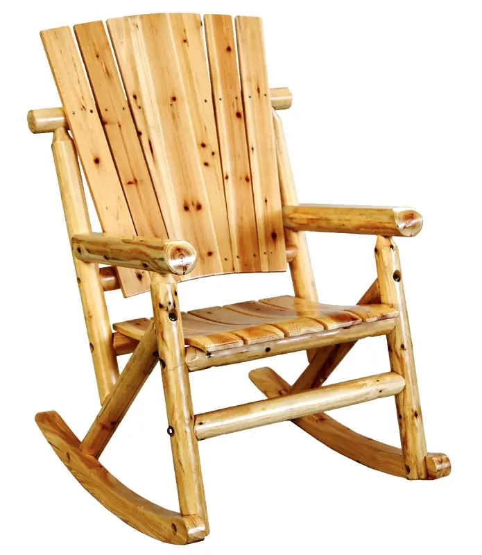 Leigh Country Tx95100 Aspen Rocking Chair – Solid Wood, 29.5" Width, 44.5" Depth, 35.4" Height 1