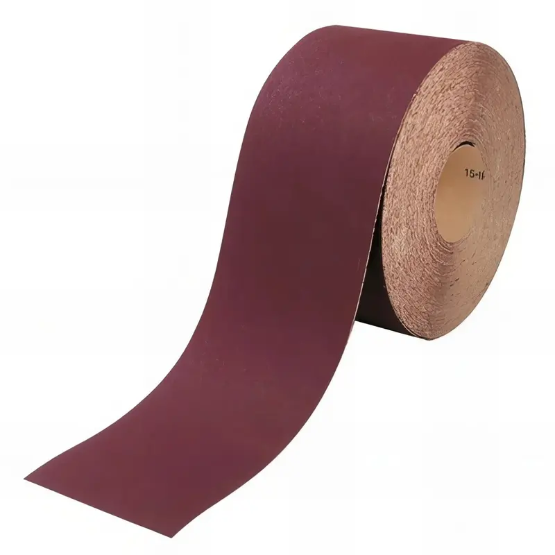 Leman Brown Corundum Abrasive Roll — 40 Grit, 120 Mm × 25 M, For Wood & Metal (Model 8212040) — Clearance Sale 1